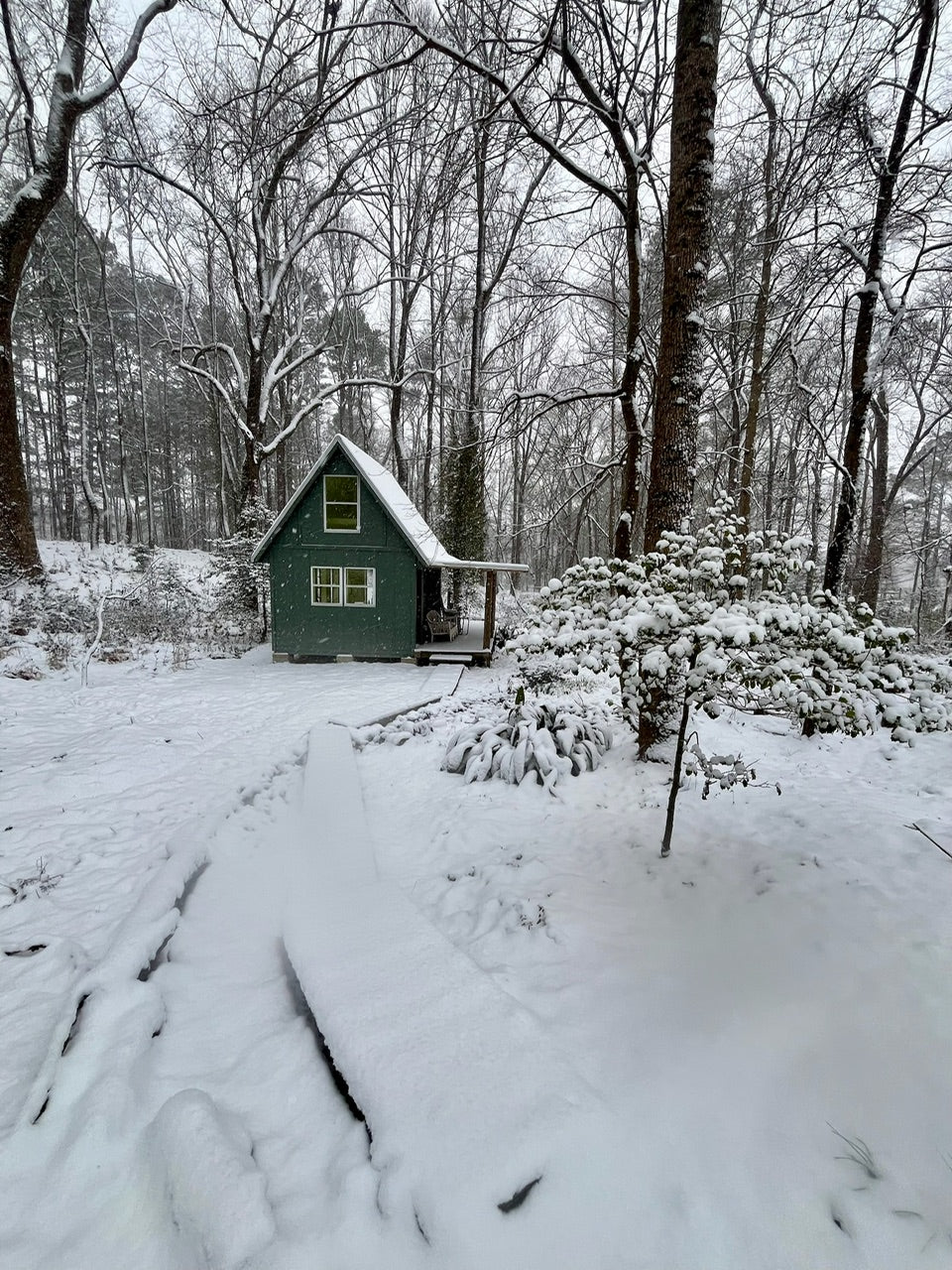 3 Porch Farm covered in snow
