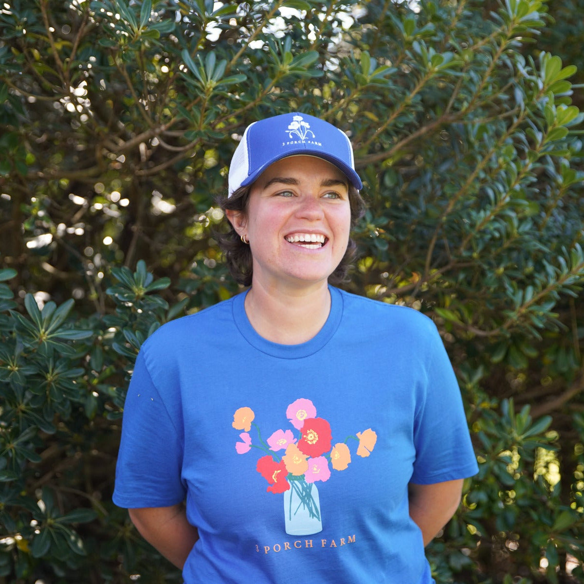 3 Porch Farm Poppy Tee