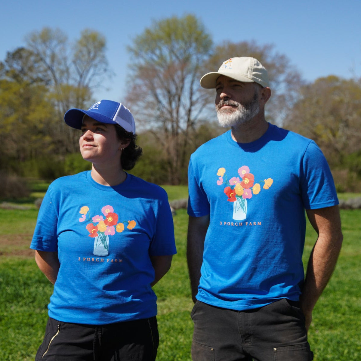 3 Porch Farm Poppy Tee