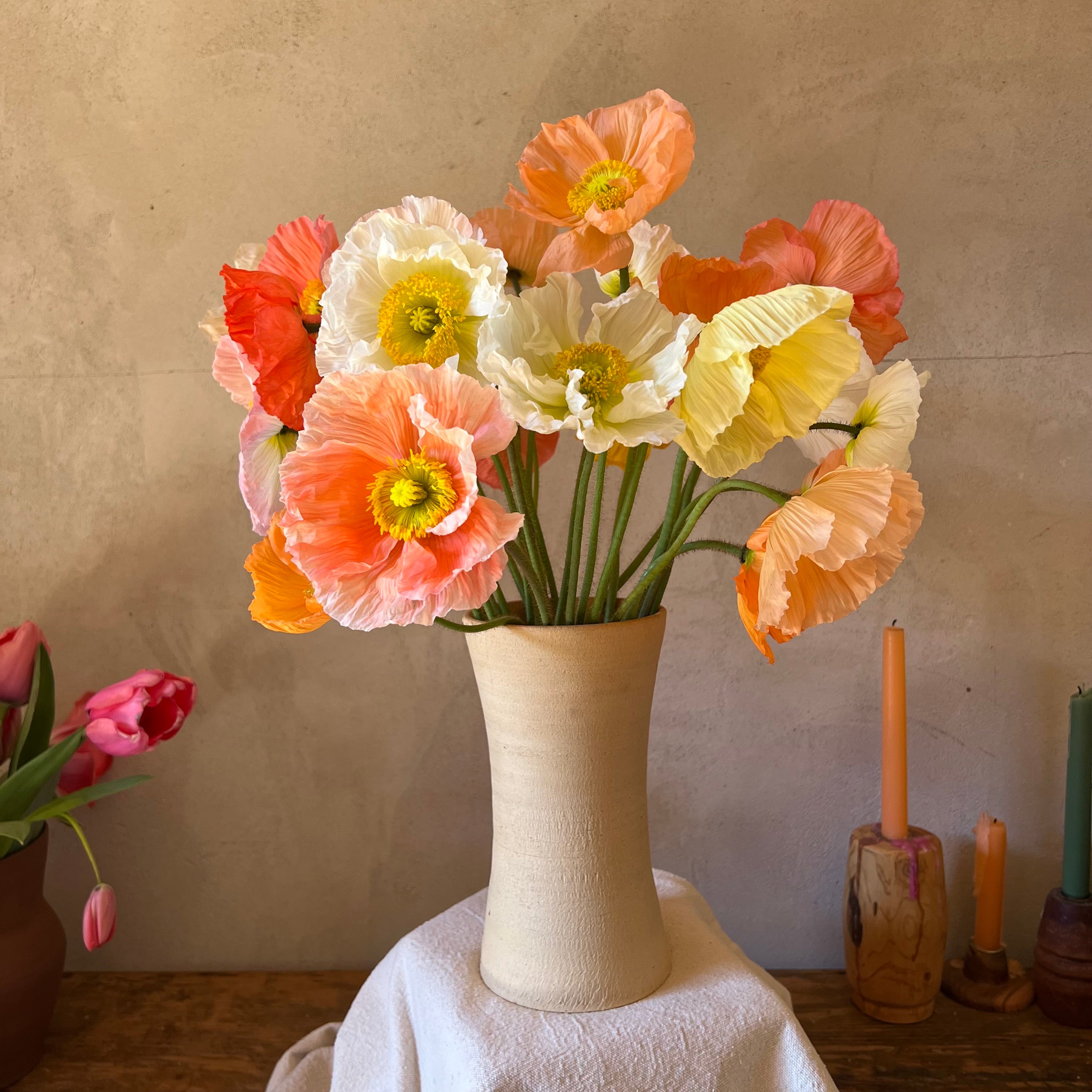 Fresh Cut flowers shipped || Italian Poppies