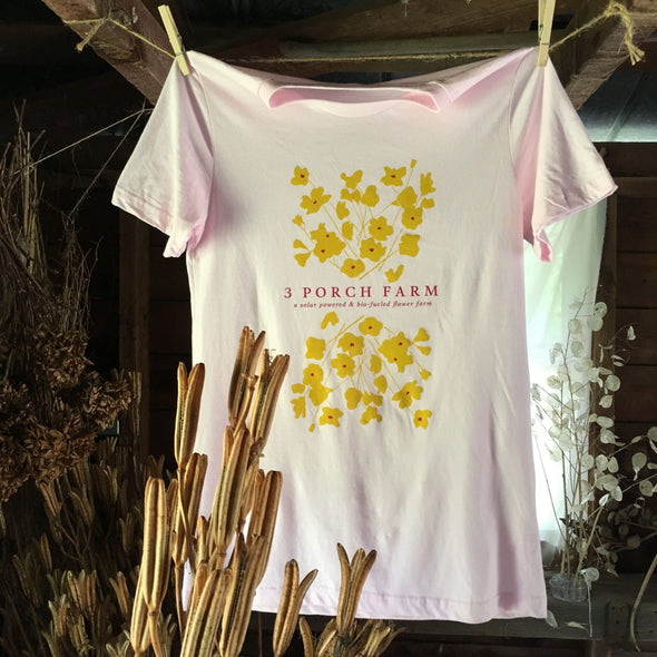 Pink Wildflower Unisex T-Shirt